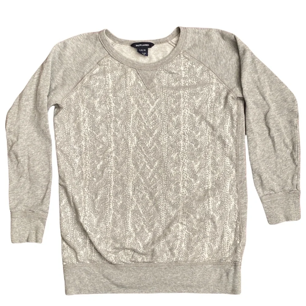 Ralph Lauren Metallic Crew Neck Sweatshirt